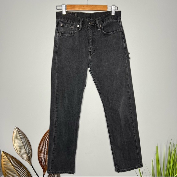 RARE 505 Levi’s Vintage High Waisted Black Jeans - Picture 4 of 14